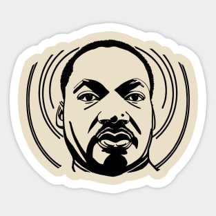 Martin Luther King Jr Made Waves Sticker